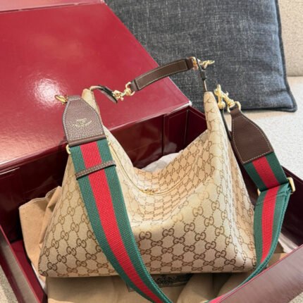GUCCI LaFglia Monogram Hobo Bag